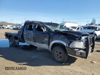 2015 Ram 3500 Laramie with VIN 3C63RRJL8FG542149, listed as a Copart auction lot 45913685 with 204,500 mi miles and Salvage Title. Bid and sale history available at carsss.com. Image 4.