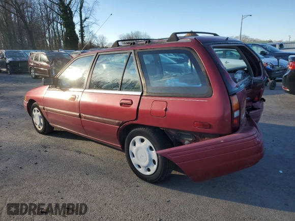 1996 Ford Escort z VIN 1FASP15J7TW112703, wystawiony jako Copart lot #84905564 z przebiegiem 119 575 mil mil oraz Szkoda całkowita • Salvage title. Historia ofert i sprzedaży dostępna na DreamBid. Obrazek 2.