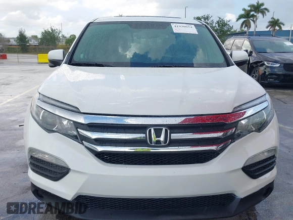 2016 Honda Pilot EX-L with VIN 5FNYF5H50GB043294, listed as a IAAI auction lot 41930654 with 92,728 mi miles and . Bid and sale history available at DreamBid. Image 6.