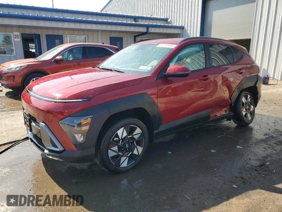 2024 Hyundai Kona SEL with VIN KM8HCCAB4RU047092, listed as a Copart auction lot 54319195 with 12,924 mi miles and Salvage Title. Bid and sale history available at carsss.com. Image 1.