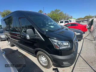 2022 Ford Transit Passenger XL with VIN 1FBAX9C83NKA04968, listed as a Copart auction lot 47838735 with 18,634 mi miles and Clean Title. Bid and sale history available at DreamBid. Image 1.