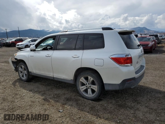2012 Toyota Highlander Limited с VIN 5TDDK3EH0CS125559, выставлен на аукционе Copart как лот 51143465 с пробегом 117 423 миль миль и Списание • Salvage title. История ставок и продаж доступна на DreamBid. Изображение 2.