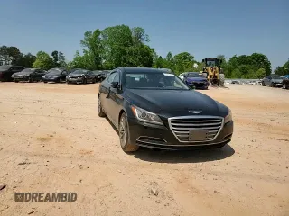 2015 Hyundai Genesis 3.8L z VIN KMHGN4JE8FU068108, wystawiony jako Copart lot #53725975 z przebiegiem 128 743 mil mil oraz Szkoda całkowita • Salvage title. Historia ofert i sprzedaży dostępna na DreamBid. Obrazek 13.