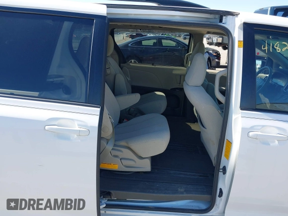 2012 Toyota Sienna LE AAS with VIN 5TDKK3DC3CS213969, listed as a IAAI auction lot 41822753 with 95,766 mi miles and . Bid and sale history available at DreamBid. Image 8.