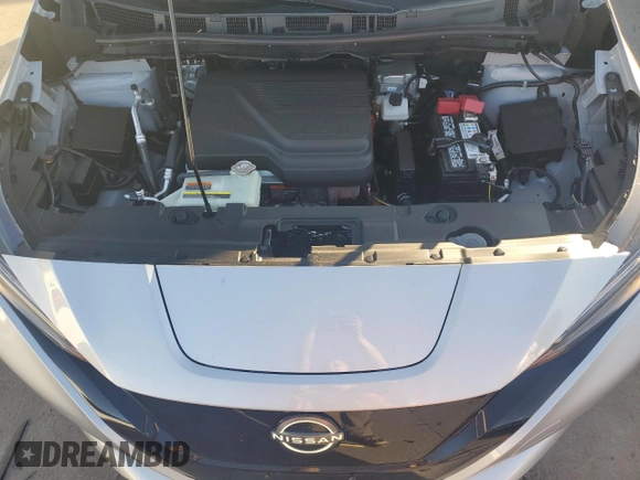2025 Nissan LEAF S with VIN 1N4AZ1BV0SC560195, listed as a Copart auction lot 73803714 with 1,728 mi miles and Salvage Title. Bid and sale history available at carsss.com. Image 11.