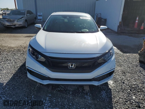 2019 Honda Civic LX with VIN 19XFC2F63KE011402, listed as a Copart auction lot 49279355 with 15,814 mi miles and Salvage Title. Bid and sale history available at DreamBid. Image 5.