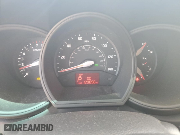 2015 Kia Rio LX with VIN KNADM5A35F6442173, listed as a Copart auction lot 49228405 with 129,856 mi miles and Non Repairable. Bid and sale history available at carsss.com. Image 9.