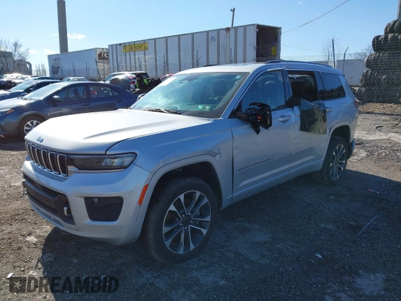 2021 Jeep Grand Cherokee Overland with VIN 1C4RJKDG0M8122002, listed as a IAAI auction lot 41748944 with 88,336 mi miles and . Bid and sale history available at DreamBid. Image 17.