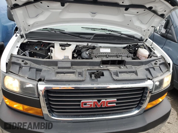 2021 GMC Savana Cargo z VIN 1GTW7AFP7M1247760, wystawiony jako Copart lot #48441295 z przebiegiem 49 586 mil mil oraz Szkoda całkowita • Salvage title. Historia ofert i sprzedaży dostępna na DreamBid. Obrazek 12.