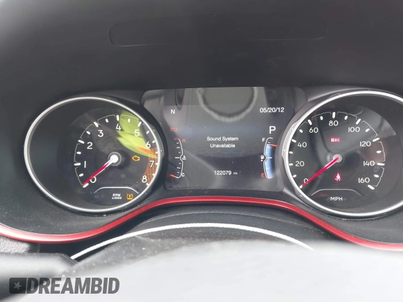 2018 Jeep Compass Trailhawk with VIN 3C4NJDDB7JT144431, listed as a IAAI auction lot 41629703 with 122,079 mi miles and . Bid and sale history available at carsss.com. Image 15.