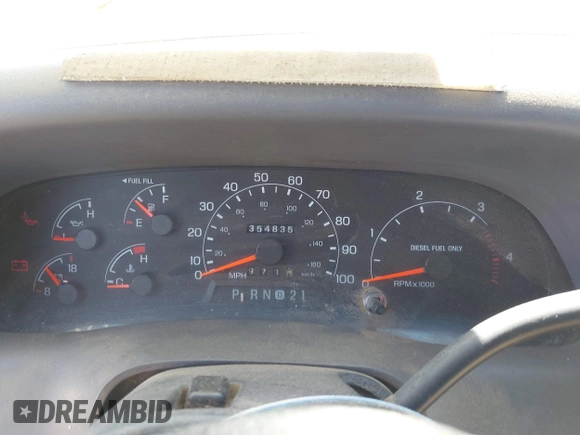2000 Ford F-250 XL z VIN 1FTNW21F1YED78586, wystawiony jako IAAI lot #42516633 z przebiegiem 354 835 mil mil oraz . Historia ofert i sprzedaży dostępna na DreamBid. Obrazek 7.