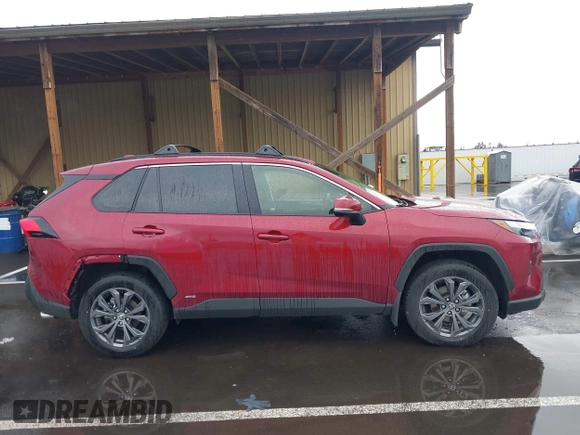 2025 Toyota RAV4 Hybrid XLE Premium with VIN JTMB6RFV6SD156635, listed as a IAAI auction lot 41979039 with 1,849 mi miles and . Bid and sale history available at DreamBid. Image 14.