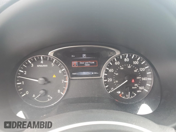 2016 Nissan Altima SL with VIN 1N4AL3AP8GC137632, listed as a Copart auction lot 63238655 with 75,835 mi miles and Salvage title. Bid and sale history available at DreamBid. Image 9.
