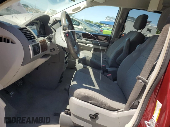 2010 Chrysler Town & Country Touring with VIN 2A4RR5D1XAR428141, listed as a Copart auction lot 53032555 with 161,817 mi miles and Salvage Title. Bid and sale history available at carsss.com. Image 7.