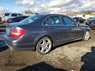 2013 Mercedes-Benz C 350 Sport with VIN WDDGF5HB9DA868195, listed as a Copart auction lot 80343384 with 96,252 mi miles and Salvage Title. Bid and sale history available at DreamBid. Image 3.