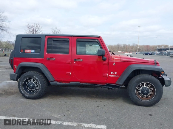 2007 Jeep Wrangler Unlimited X with VIN 1J4GA39197L120665, listed as a IAAI auction lot 41942349 with 189,860 mi miles and . Bid and sale history available at DreamBid. Image 13.
