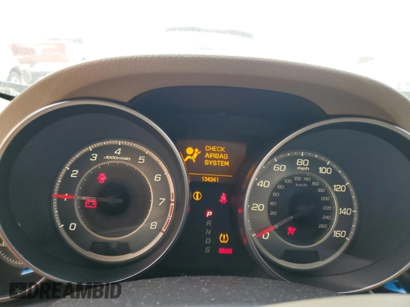 2010 Acura MDX with VIN 2HNYD2H25AH519156, listed as a Copart auction lot 47426815 with 134,241 mi miles and Salvage Title. Bid and sale history available at carsss.com. Image 9.