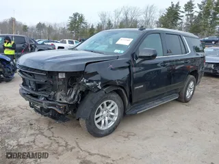 2023 Chevrolet Tahoe LT with VIN 1GNSKNKD7PR190313, listed as a IAAI auction lot 41722905 with 54,798 mi miles. Bid and sale history available at carsss.com. Image 2.
