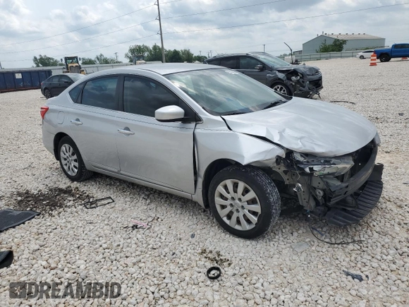 2017 Nissan Sentra S with VIN 3N1AB7AP4HY315617, listed as a Copart auction lot 55106835 with 87,561 mi miles and Salvage Title. Bid and sale history available at DreamBid. Image 4.