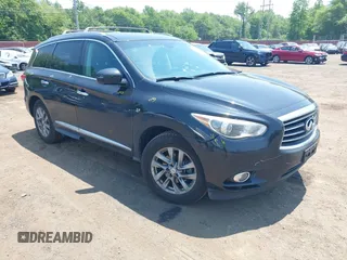 2015 Infiniti QX60 with VIN 5N1AL0MMXFC543478, listed as a IAAI auction lot 42490920 with 105,500 mi miles and . Bid and sale history available at DreamBid. Image 1.