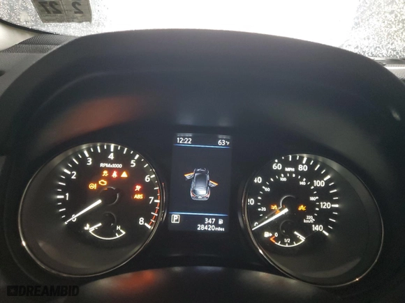 2021 Nissan Rogue Sport SL with VIN JN1BJ1CW4MW450283, listed as a Copart auction lot 84593824 with 28,420 mi miles and Salvage Title. Bid and sale history available at carsss.com. Image 9.
