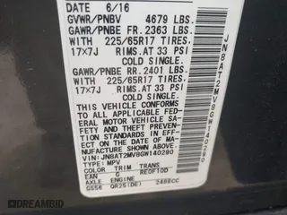 2016 Nissan Rogue S with VIN JN8AT2MV8GW140290, listed as a IAAI auction lot 42018066 with 136,219 mi miles. Bid and sale history available at carsss.com. Image 9.