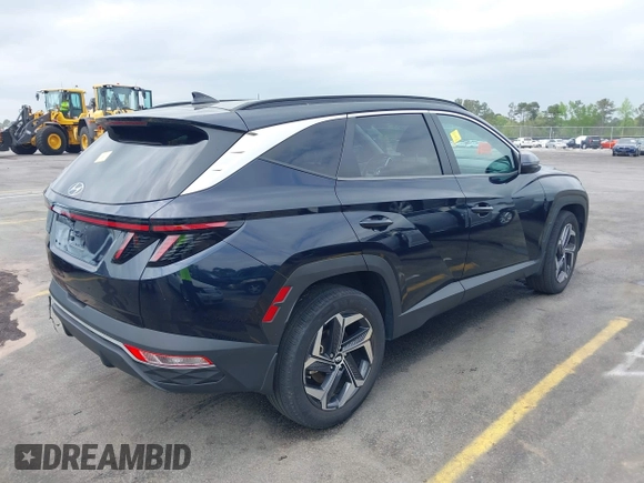 2022 Hyundai Tucson SEL Convenience with VIN KM8JFCA10NU049450, listed as a IAAI auction lot 41915300 with 23,584 mi miles and . Bid and sale history available at carsss.com. Image 4.