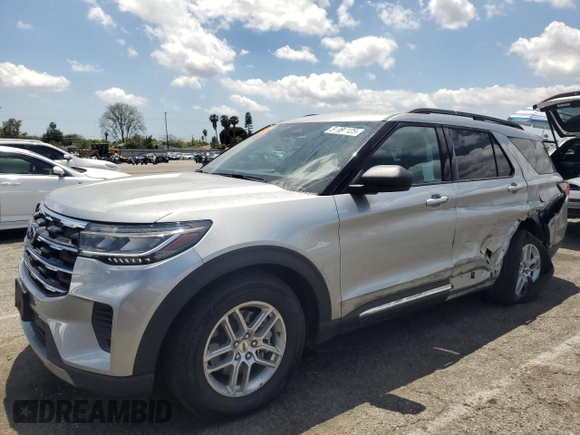 2025 Ford Explorer Active with VIN 1FMUK7DH9SGA20466, listed as a Copart auction lot 56994125 with 6,176 mi miles and Salvage title. Bid and sale history available at DreamBid. Image 1.