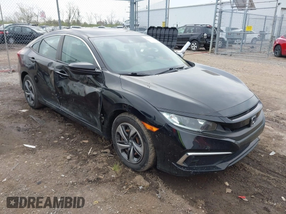 2020 Honda Civic Sedan LX with VIN 2HGFC2F67LH540441, listed as a IAAI auction lot 42026015 with 39,981 mi miles. Bid and sale history available at carsss.com. Image 1.
