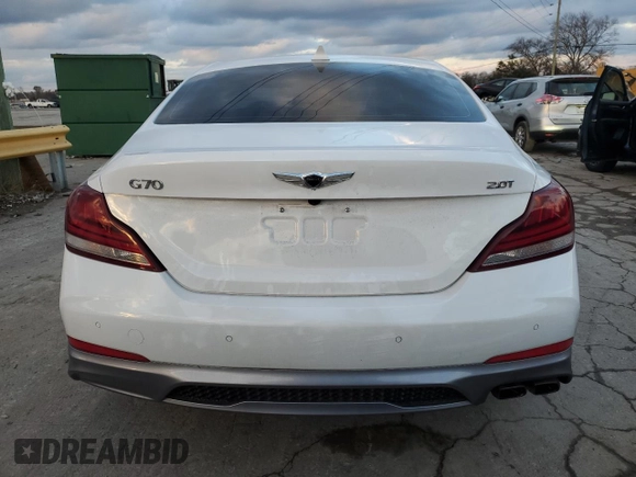 2019 Genesis G70 Advanced z VIN KMTG44LA0KU020504, wystawiony jako Copart lot #83984724 z przebiegiem 54 444 mil mil oraz Szkoda całkowita • Salvage title. Historia ofert i sprzedaży dostępna na DreamBid. Obrazek 6.