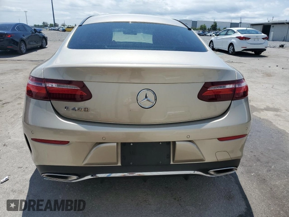 2018 Mercedes-Benz E 400 with VIN WDD1J6FB2JF020039, listed as a Copart auction lot 52329585 with 62,303 mi miles and Salvage Title. Bid and sale history available at DreamBid. Image 6.