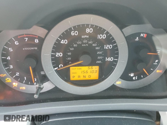 2007 Toyota RAV4 Limited with VIN JTMZK31VX75008441, listed as a Copart auction lot 44715115 with 156,103 mi miles and Salvage Title. Bid and sale history available at carsss.com. Image 9.