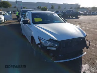 2019 Infiniti Q50 RED SPORT 400 with VIN JN1FV7APXKM761052, listed as a IAAI auction lot 41290479 with 81,930 mi miles. Bid and sale history available at carsss.com. Image 14.