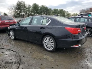 2015 Acura RLX Tech Pkg with VIN JH4KC1F50FC000420, listed as a Copart auction lot 81110914 with 91,359 mi miles and Salvage Title. Bid and sale history available at carsss.com. Image 2.