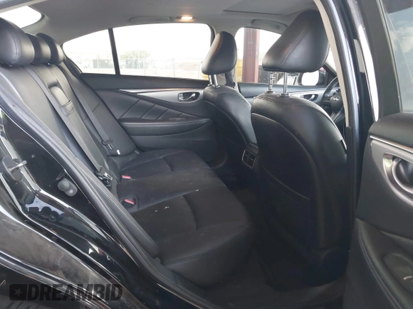 2019 Infiniti Q50 Luxe with VIN JN1EV7ARXKM593846, listed as a IAAI auction lot 42773548 with 57,165 mi miles and . Bid and sale history available at DreamBid. Image 8.