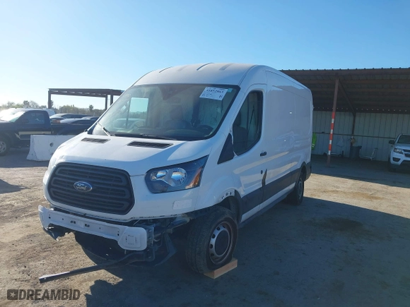 2019 Ford Transit Van with VIN 1FTBW2CM4KKB73013, listed as a IAAI auction lot 41852863 with 96,255 mi miles. Bid and sale history available at carsss.com. Image 17.