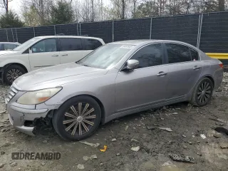 2009 Hyundai Genesis with VIN KMHGC46E59U024277, listed as a Copart auction lot 50487845 with 245,708 mi miles and Clean Title. Bid and sale history available at carsss.com. Image 1.