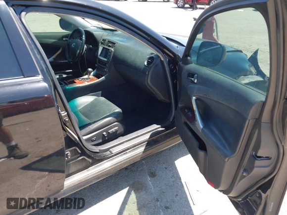 2007 Lexus IS 250 with VIN JTHBK262075046771, listed as a IAAI auction lot 42094243 with 225,879 mi miles and . Bid and sale history available at DreamBid. Image 5.