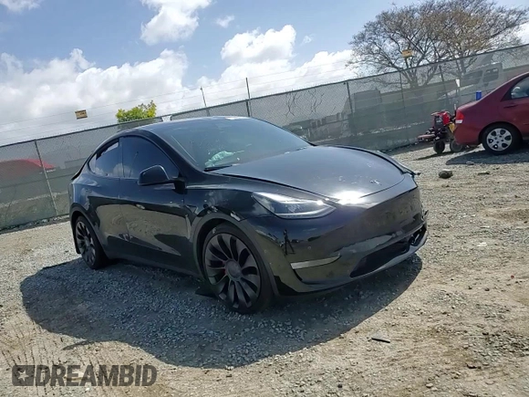 2022 Tesla Model Y Performance with VIN 7SAYGDEF5NF443274, listed as a Copart auction lot 49581905 with Not provided miles and Salvage title. Bid and sale history available at DreamBid. Image 11.