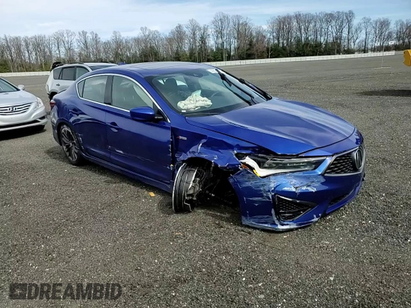 2019 Acura ILX Premium with VIN 19UDE2F81KA006447, listed as a Copart auction lot 49531005 with 26,038 mi miles and Salvage Title. Bid and sale history available at DreamBid. Image 11.