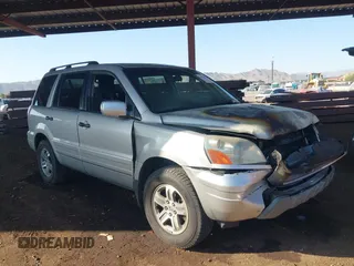 2005 Honda Pilot EX-L с VIN 5FNYF185X5B045141, выставлен на аукционе IAAI как лот 42626670 с пробегом Не указан миль и . История ставок и продаж доступна на DreamBid. Изображение 1.
