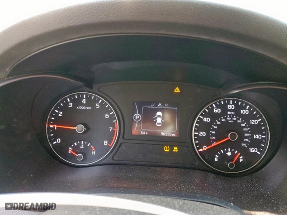 2016 Kia Optima LX with VIN 5XXGT4L3XGG084517, listed as a Copart auction lot 52436005 with 96,395 mi miles and Salvage Title. Bid and sale history available at carsss.com. Image 9.