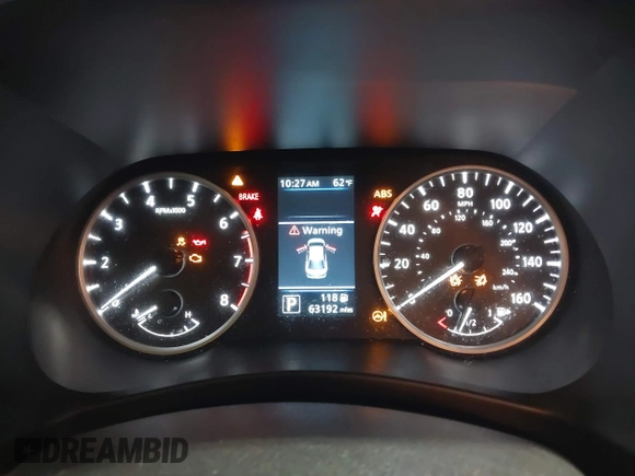 2020 Nissan Sentra S with VIN 3N1AB8BV8LY264005, listed as a IAAI auction lot 42196148 with 63,192 mi miles. Bid and sale history available at carsss.com. Image 7.