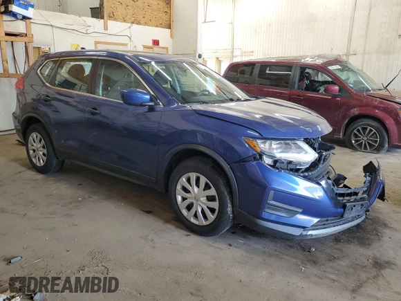 2017 Nissan Rogue SV with VIN KNMAT2MV8HP536159, listed as a Copart auction lot 53780845 with 150,916 mi miles and Salvage Title. Bid and sale history available at carsss.com. Image 4.