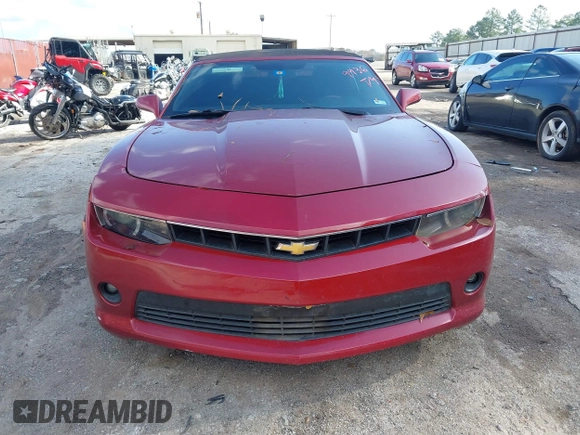 2015 Chevrolet Camaro LT with VIN 2G1FF3D37F9275788, listed as a IAAI auction lot 41109936 with 87,198 mi miles. Bid and sale history available at carsss.com. Image 12.