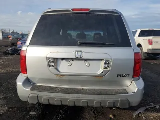 2005 Honda Pilot EX-L with RES with VIN 5FNYF18605B060711, listed as a Copart auction lot 46125755 with 193,062 mi miles and Salvage Title. Bid and sale history available at carsss.com. Image 6.