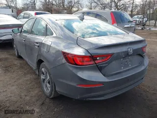 2019 Honda Insight EX with VIN 19XZE4F54KE023052, listed as a IAAI auction lot 41441617 with 124,850 mi miles. Bid and sale history available at carsss.com. Image 3.