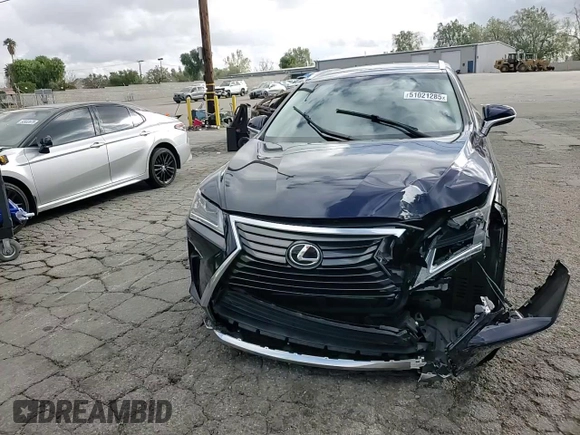 2016 Lexus RX 350 with VIN 2T2ZZMCA8GC017083, listed as a Copart auction lot 51021285 with 76,155 mi miles and Salvage Title. Bid and sale history available at DreamBid. Image 12.