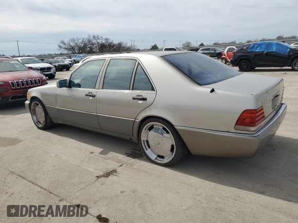 1994 Mercedes-Benz S 320 with VIN WDBGA32E0RA185064, listed as a Copart auction lot 47296935 with 344,178 mi miles and Clean Title. Bid and sale history available at DreamBid. Image 2.