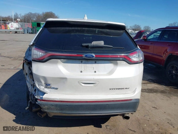 2017 Ford Edge Titanium with VIN 2FMPK3K83HBC58497, listed as a IAAI auction lot 41564810 with 167,711 mi miles. Bid and sale history available at carsss.com. Image 16.